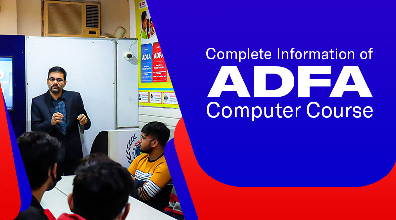 What is ADFA Computer Course? | Advance Diploma in Financial Accounting