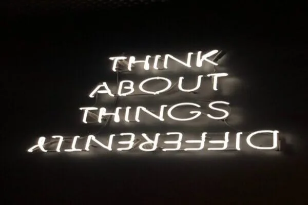 Think about things differently 1