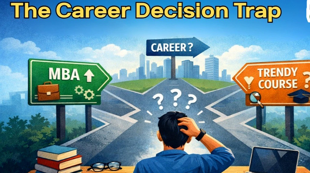 A) Choosing a course based solely on trends