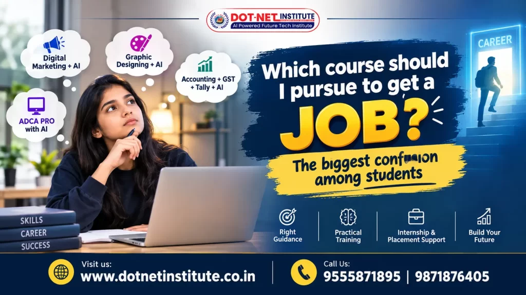 Which course should I pursue to get a job? The biggest confusion among students